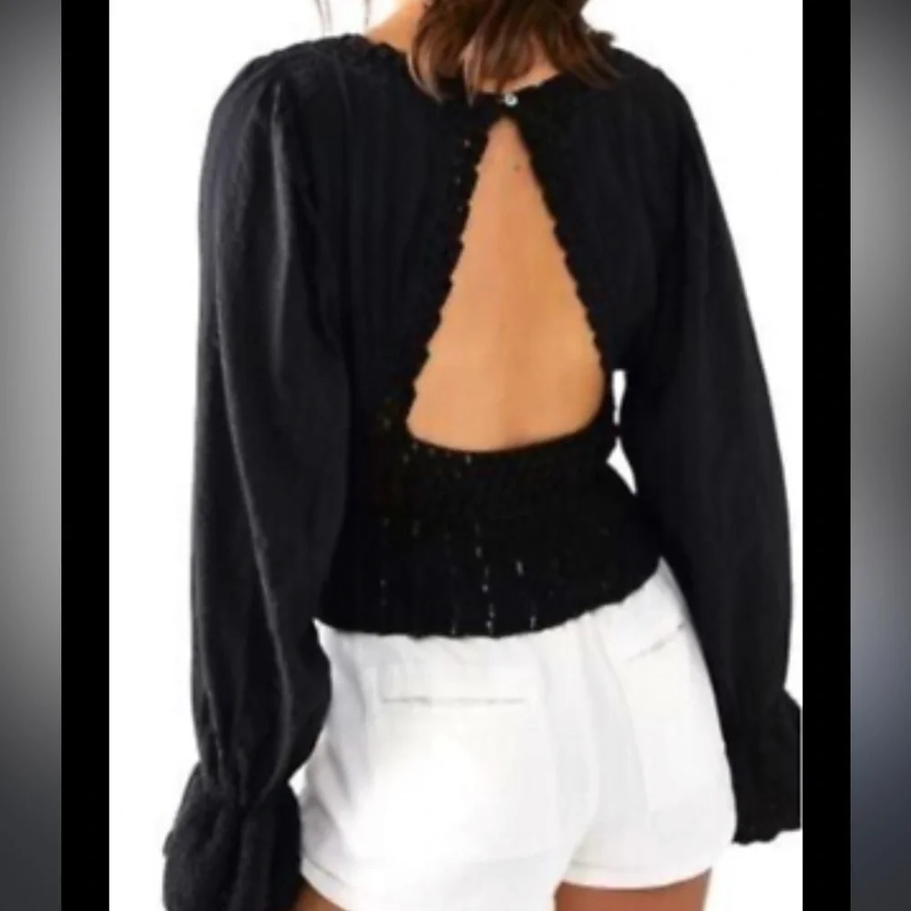 NWT Meghan crochet top from free people